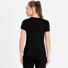 Puma Fitness-Shirt Essentials Logo (100% Cotton) Black Women